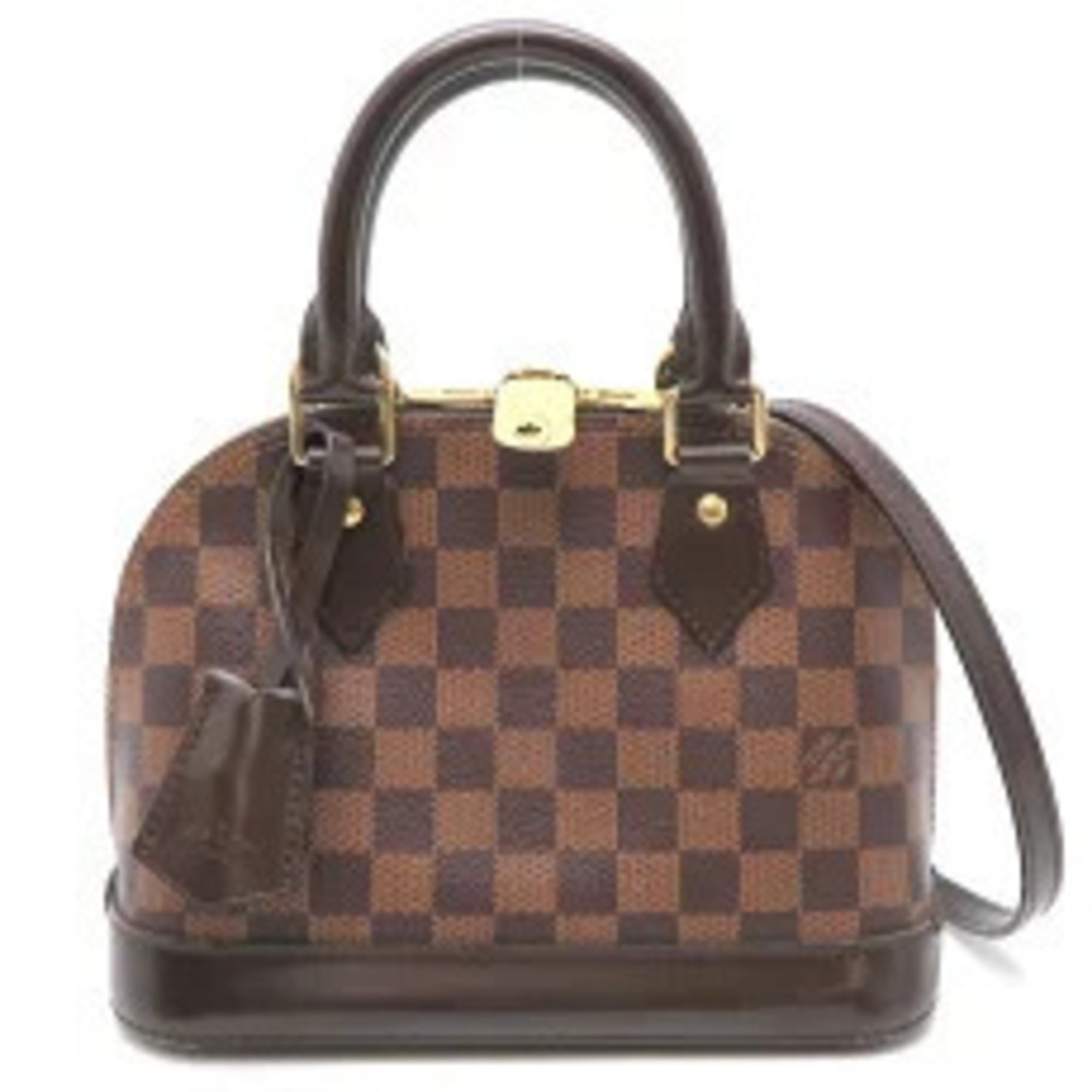 Louis Vuitton Alma Handbag Damier Brown